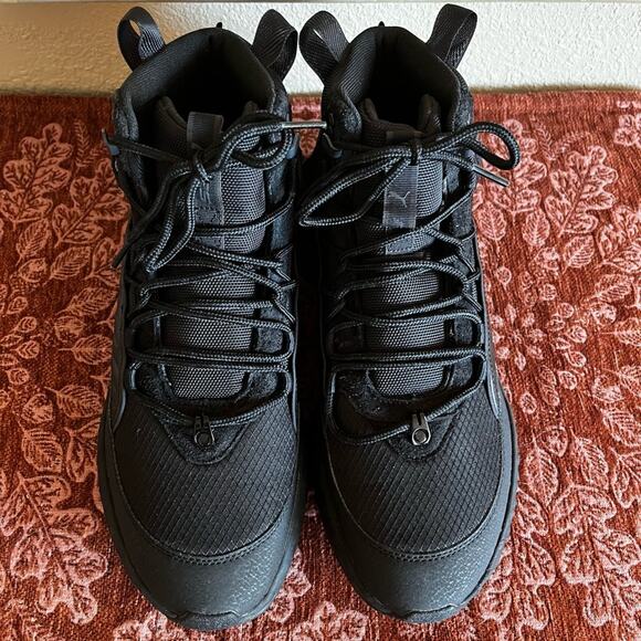 Puma RS Men’s Track Mid Lifestyle Black Ankle Sport Shoes Size 11 Sporty - Picture 16 of 16
